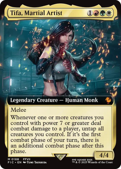 Image for Tifa, Martial Artist (Extended Art) (188) (Foil) [FINAL FANTASY] - Magic: The Gathering