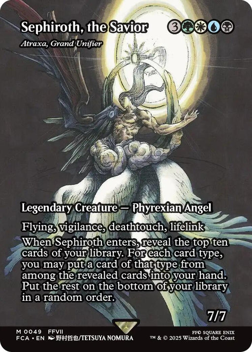 Image for Sephiroth, the Savior - Atraxa, Grand Unifier (Showcase) (49) (Foil) [FINAL FANTASY: Through the Ages] - Magic: The Gathering