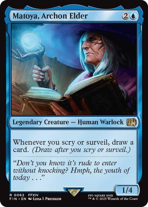 Image for Matoya, Archon Elder (62) (Foil) [FINAL FANTASY] - Magic: The Gathering
