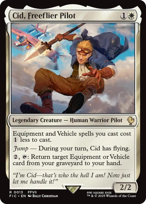 Image for Cid, Freeflier Pilot (13) [FINAL FANTASY] - Magic: The Gathering