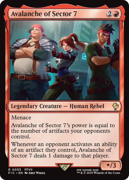 Image for Avalanche of Sector 7 (53) [FINAL FANTASY] - Magic: The Gathering