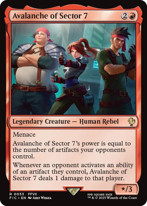 Image for Avalanche of Sector 7 (53) [FINAL FANTASY] - Magic: The Gathering