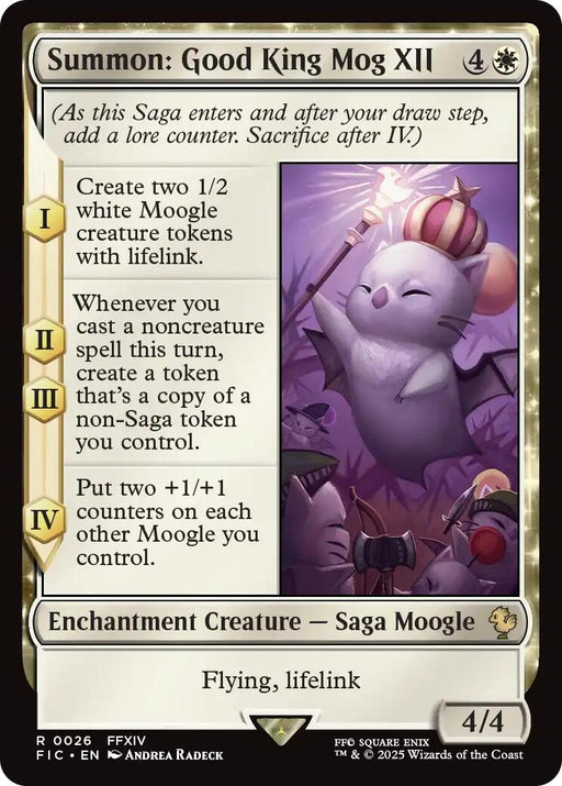 Image for Summon: Good King Mog XII (26) [FINAL FANTASY] - Magic: The Gathering