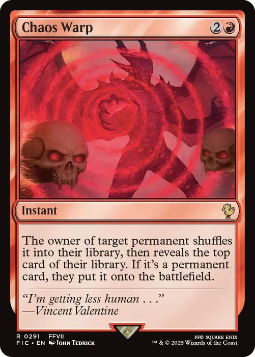 Image for Chaos Warp (291) [FINAL FANTASY] - Magic: The Gathering