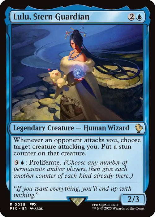 Image for Lulu, Stern Guardian (38) [FINAL FANTASY] - Magic: The Gathering