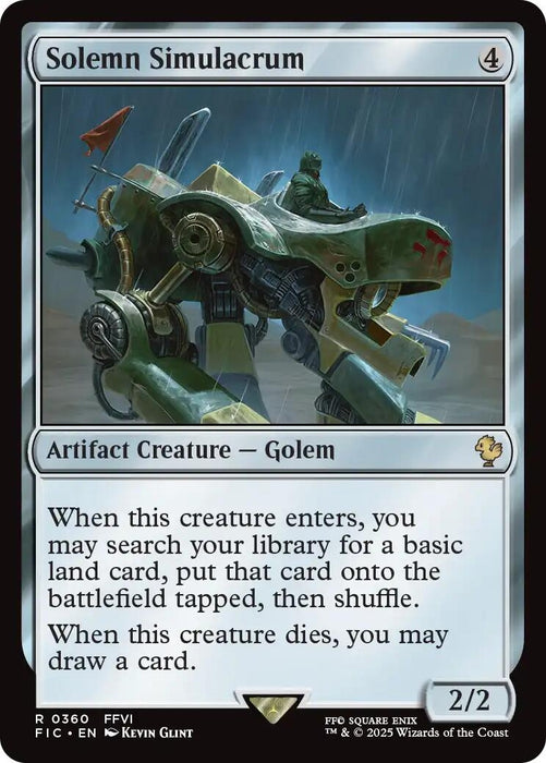 Image for Solemn Simulacrum (360) [FINAL FANTASY] - Magic: The Gathering