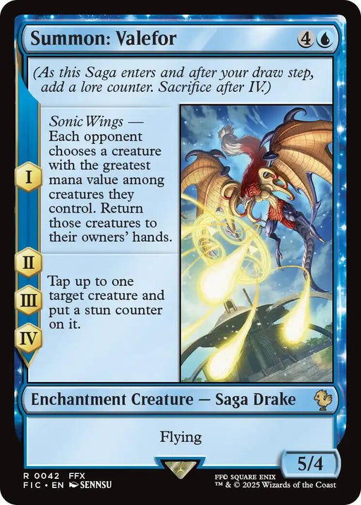 Image for Summon: Valefor (42) [FINAL FANTASY] - Magic: The Gathering