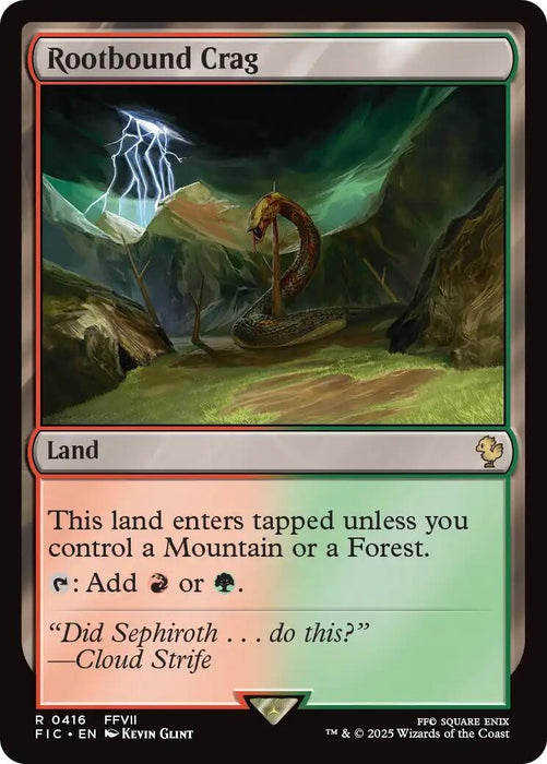 Image for Rootbound Crag (416) [FINAL FANTASY] - Magic: The Gathering