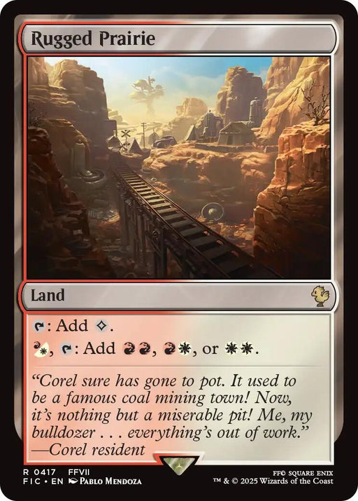 Image for Rugged Prairie (417) [FINAL FANTASY] - Magic: The Gathering