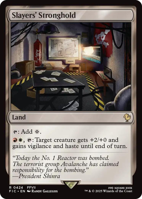 Image for Slayers' Stronghold (424) [FINAL FANTASY] - Magic: The Gathering