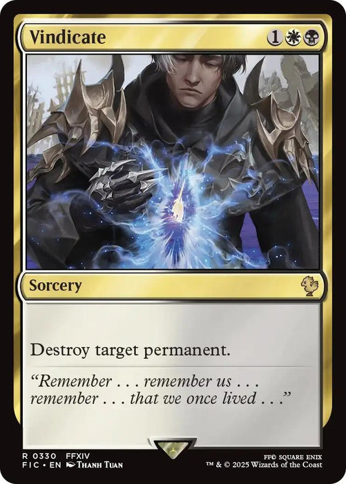 Image for Vindicate (330) [FINAL FANTASY] - Magic: The Gathering