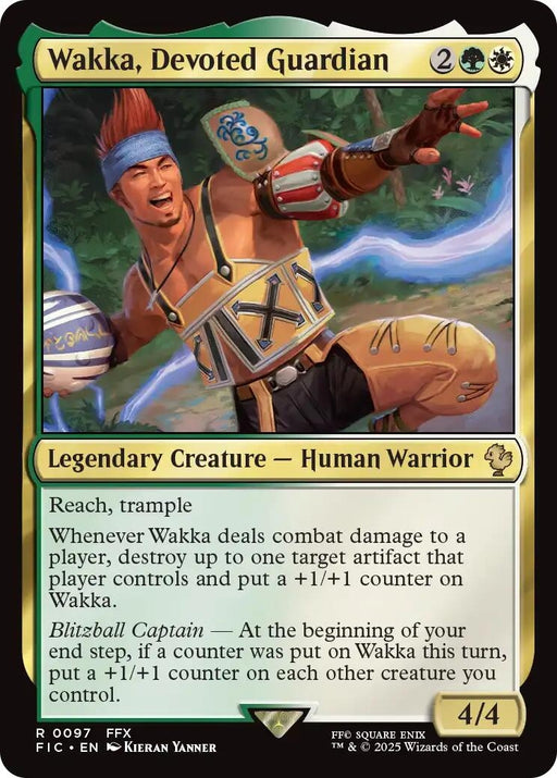 Image for Wakka, Devoted Guardian (97) [FINAL FANTASY] - Magic: The Gathering