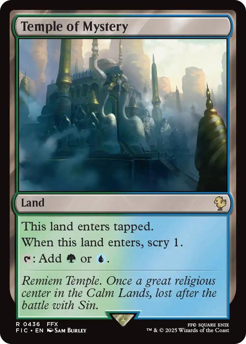 Image for Temple of Mystery (436) [FINAL FANTASY] - Magic: The Gathering