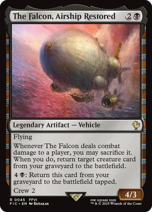 Image for The Falcon, Airship Restored (45) [FINAL FANTASY] - Magic: The Gathering