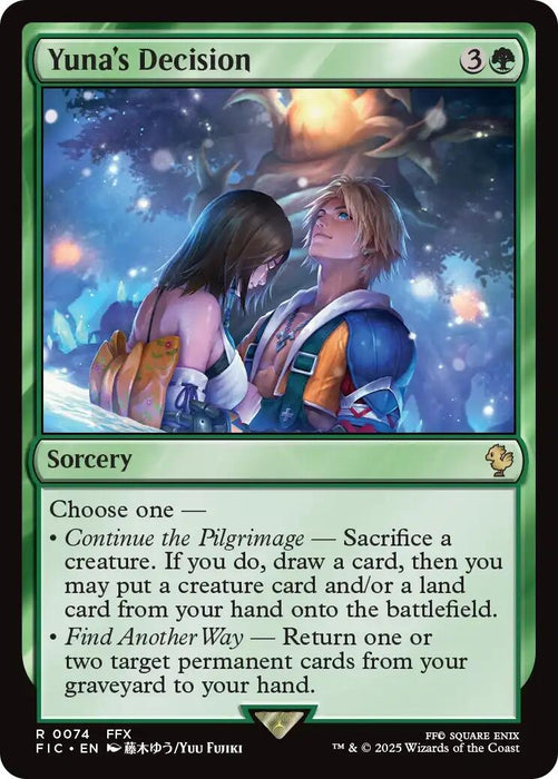 Image for Yuna's Decision (74) [FINAL FANTASY] - Magic: The Gathering