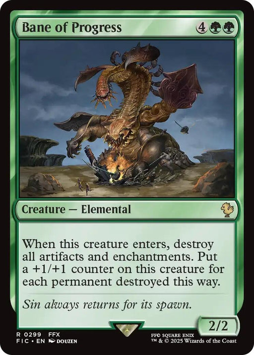 Image for Bane of Progress (299) [FINAL FANTASY] - Magic: The Gathering
