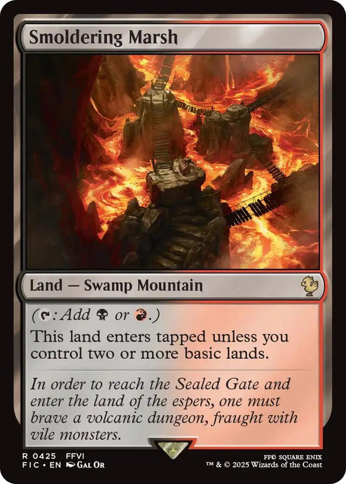 Image for Smoldering Marsh (425) [FINAL FANTASY] - Magic: The Gathering