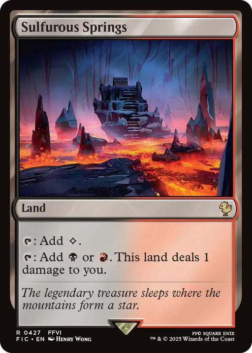 Image for Sulfurous Springs (427) [FINAL FANTASY] - Magic: The Gathering