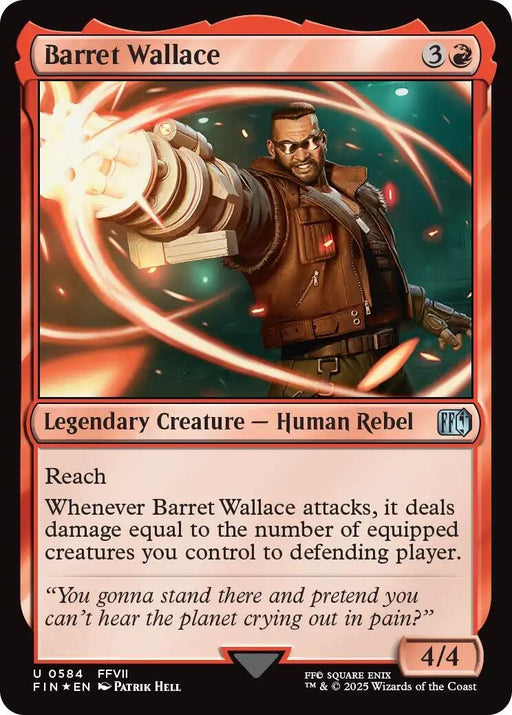 Image for Barret Wallace (Surge Foil) (584) (Foil) [FINAL FANTASY] - Magic: The Gathering
