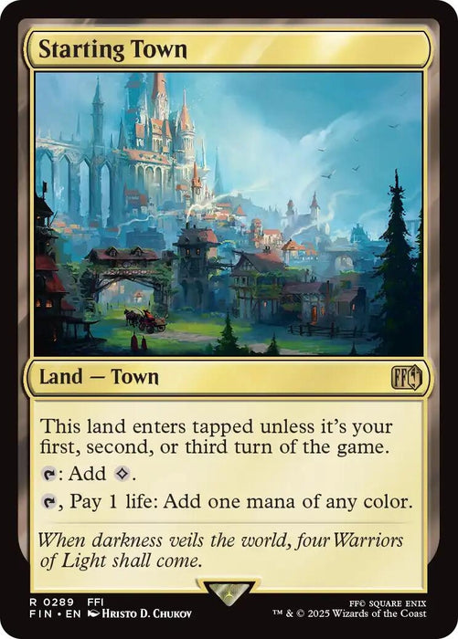 Image for Starting Town (289) (Foil) [FINAL FANTASY] - Magic: The Gathering