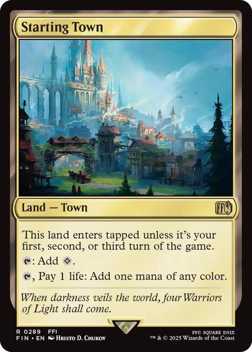 Image for Starting Town (289) (Foil) [FINAL FANTASY] - Magic: The Gathering