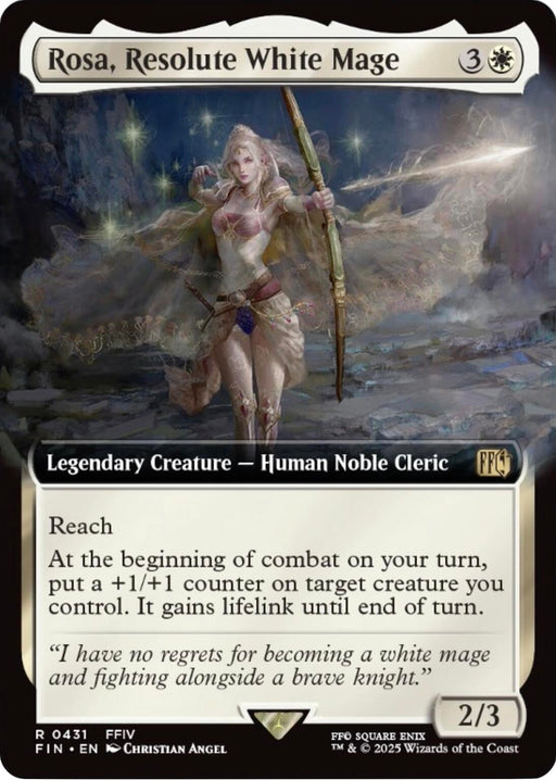 Image for Rosa, Resolute White Mage (Extended Art) (431) [FINAL FANTASY] - Magic: The Gathering