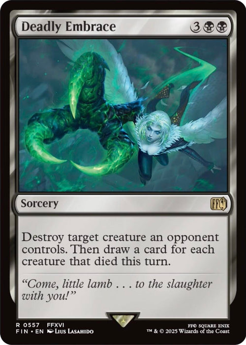 Image for Deadly Embrace (557) [FINAL FANTASY] - Magic: The Gathering