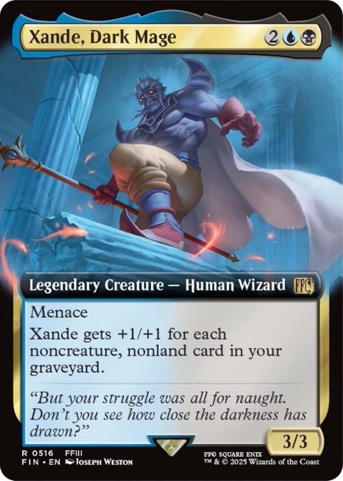 Image for Xande, Dark Mage (Extended Art) (516) [FINAL FANTASY] - Magic: The Gathering