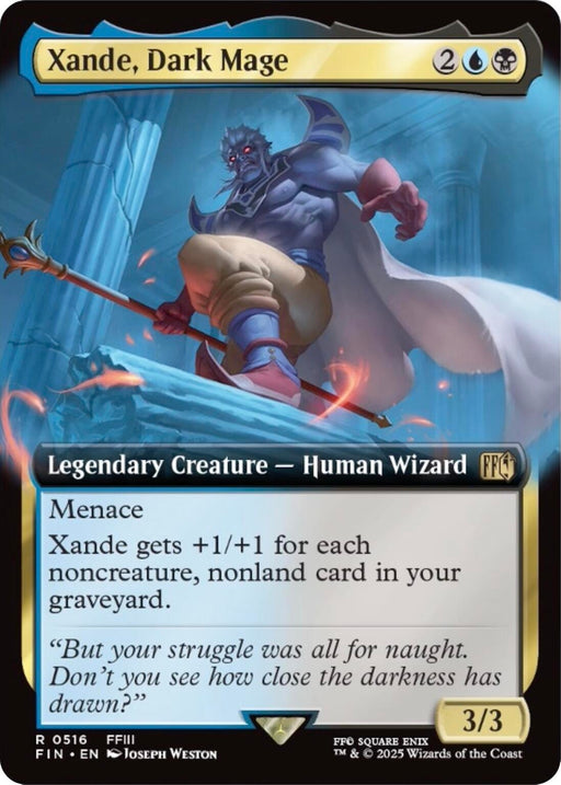 Image for Xande, Dark Mage (Extended Art) (516) [FINAL FANTASY] - Magic: The Gathering