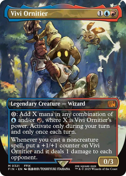 Image for Vivi Ornitier (Borderless) (321) (Foil) [FINAL FANTASY] - Magic: The Gathering