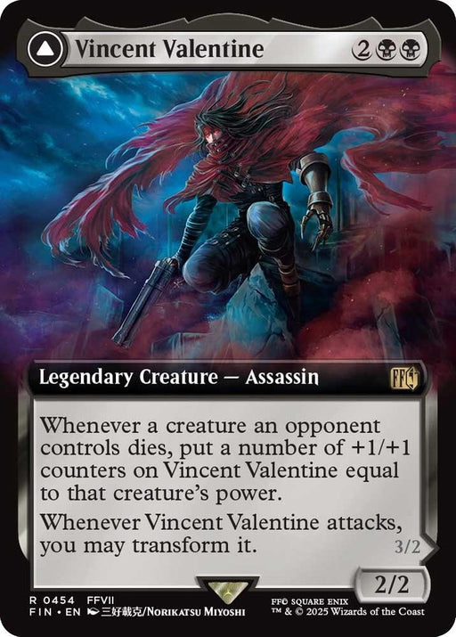 Image for Vincent Valentine (Extended Art) (454) [FINAL FANTASY] - Magic: The Gathering