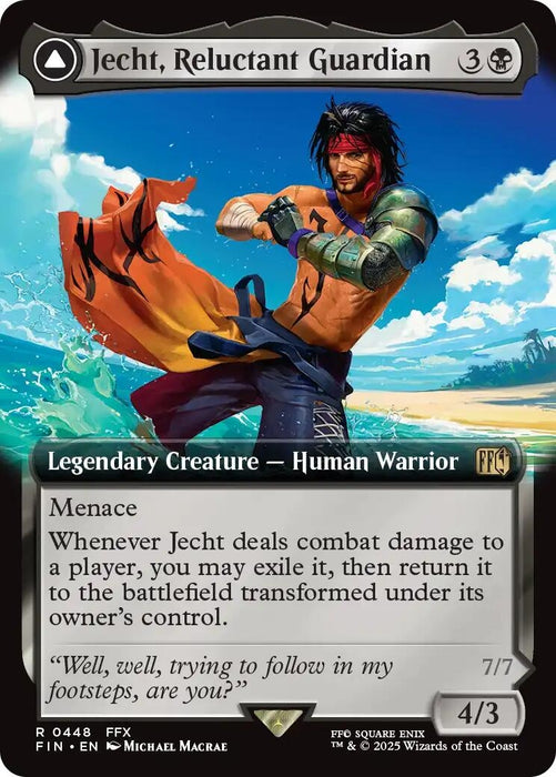 Image for Jecht, Reluctant Guardian (Extended Art) (448) (Foil) [FINAL FANTASY] - Magic: The Gathering