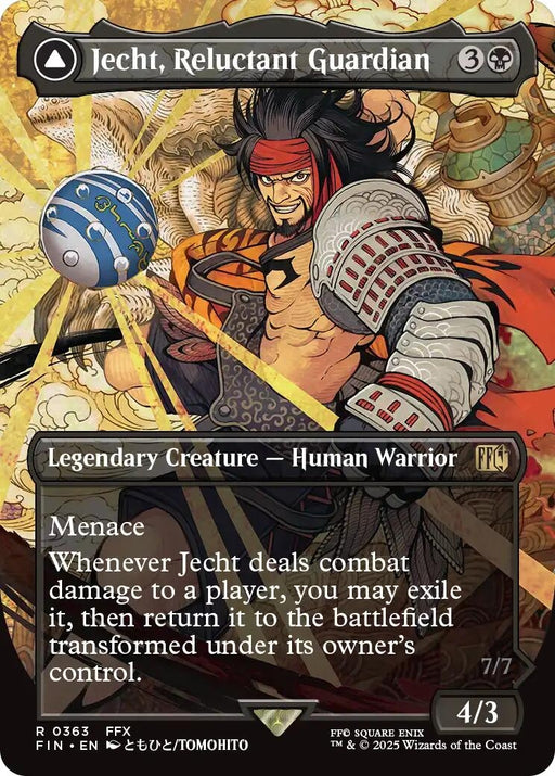 Image for Jecht, Reluctant Guardian (Borderless) (363) (Foil) [FINAL FANTASY] - Magic: The Gathering