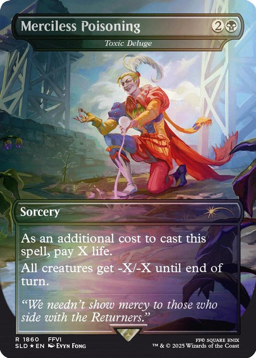 Image for Merciless Poisoning - Toxic Deluge (Rainbow Foil) (1860) (Foil) [Secret Lair Drop Series] - Magic: The Gathering