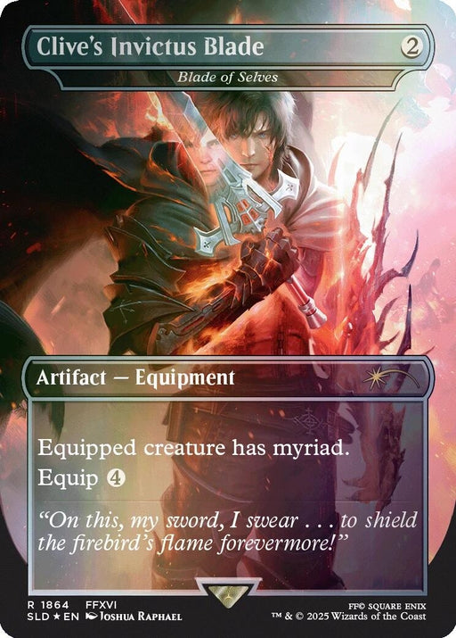 Image for Clive's Invictus Blade - Blade of Selves (Rainbow Foil) (1864) (Foil) [Secret Lair Drop Series] - Magic: The Gathering