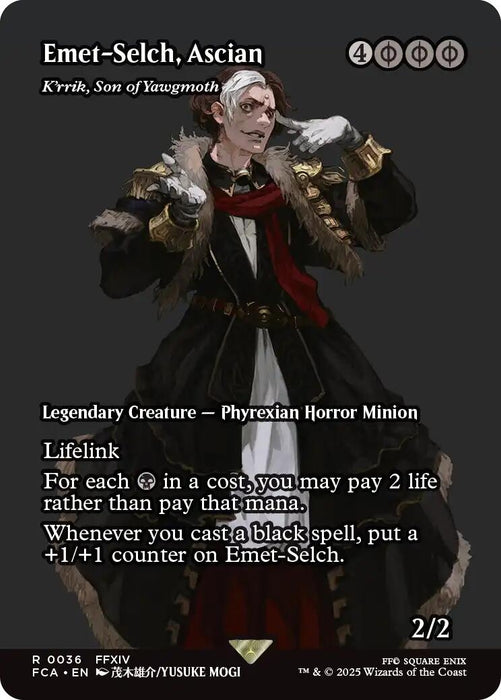 Image for Emet-Selch, Ascian - K'rrik, Son of Yawgmoth (Showcase) (36) (Foil) [FINAL FANTASY: Through the Ages] - Magic: The Gathering