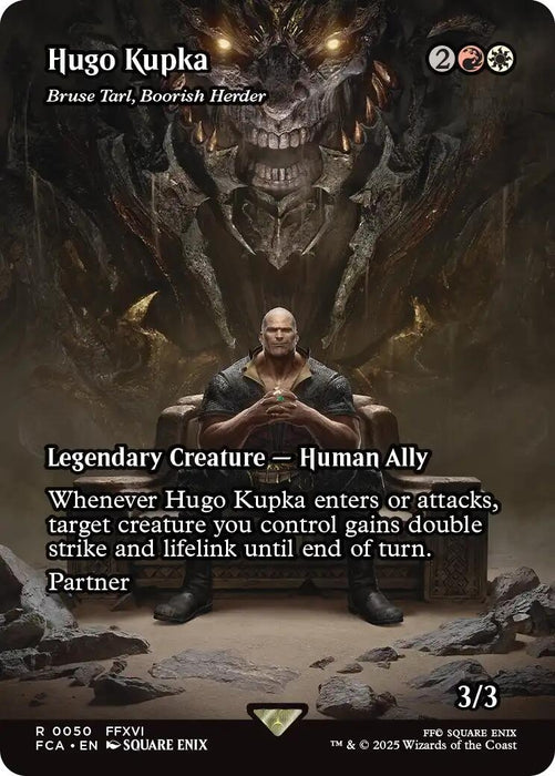 Image for Hugo Kupka - Bruse Tarl, Boorish Herder (Showcase) (50) (Foil) [FINAL FANTASY: Through the Ages] - Magic: The Gathering