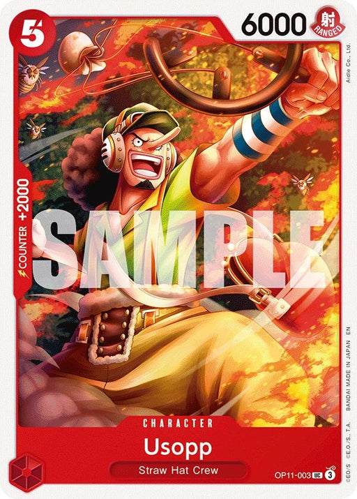 Image for Usopp (OP11-003) [A Fist of Divine Speed] - One Piece Card Game