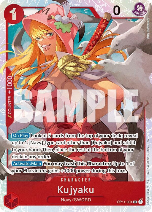 Image for Kujyaku (OP11-004) (Foil) [A Fist of Divine Speed] - One Piece Card Game