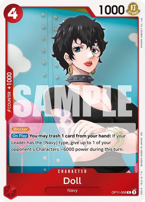 Image for Doll (OP11-008) (Foil) [A Fist of Divine Speed] - One Piece Card Game