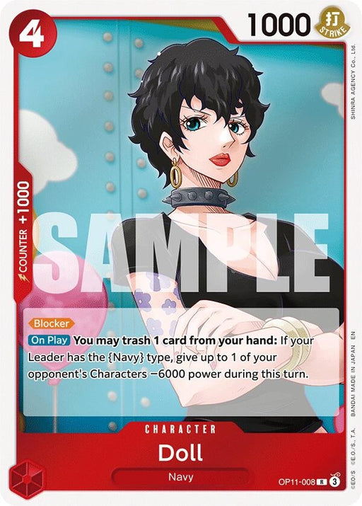 Image for Doll (OP11-008) (Foil) [A Fist of Divine Speed] - One Piece Card Game