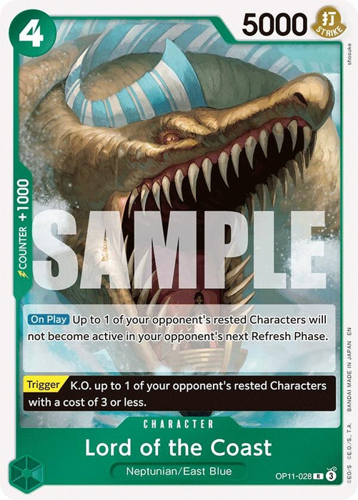 Lord of the Coast (OP11-028) (Foil) [A Fist of Divine Speed]