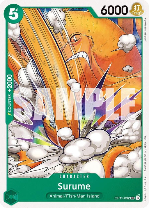 Image for Surume (OP11-032) [A Fist of Divine Speed] - One Piece Card Game