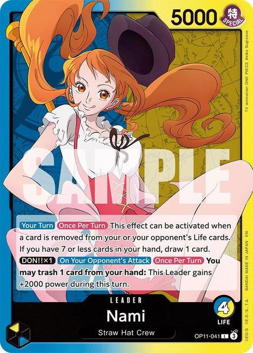 Image for Nami (041) (OP11-041) [A Fist of Divine Speed] - One Piece Card Game