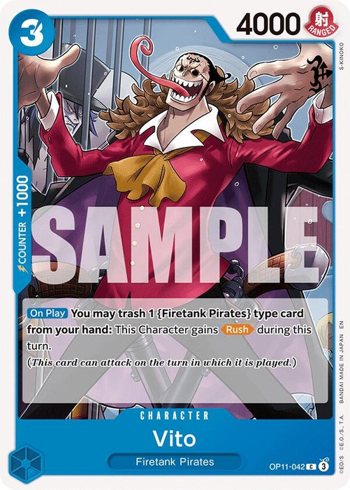 Image for Vito (OP11-042) [A Fist of Divine Speed] - One Piece Card Game