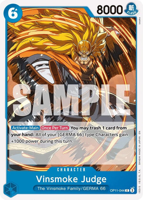 Image for Vinsmoke Judge (OP11-044) [A Fist of Divine Speed] - One Piece Card Game
