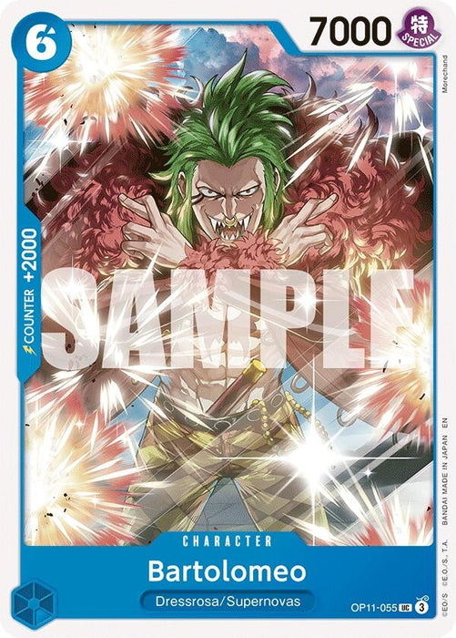 Image for Bartolomeo (OP11-055) [A Fist of Divine Speed] - One Piece Card Game