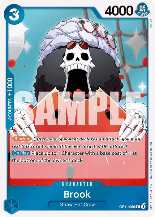 Image for Brook (OP11-056) (Foil) [A Fist of Divine Speed] - One Piece Card Game
