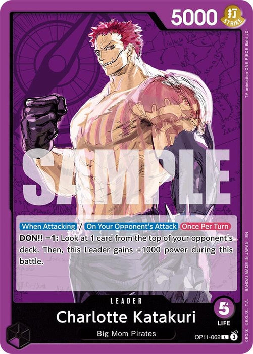 Image for Charlotte Katakuri (062) (OP11-062) [A Fist of Divine Speed] - One Piece Card Game