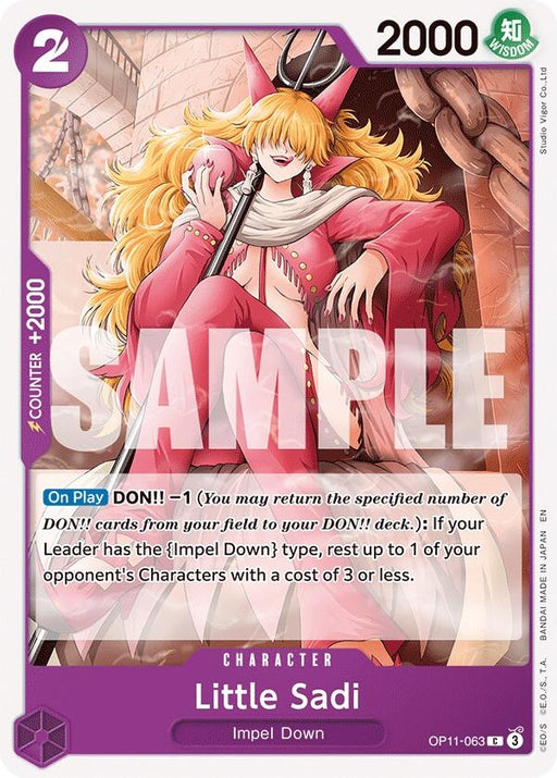 Image for Little Sadi (OP11-063) [A Fist of Divine Speed] - One Piece Card Game